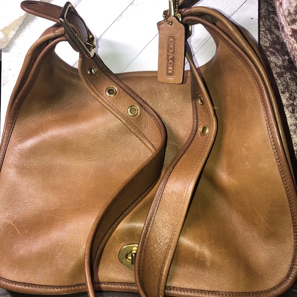 Vintage Coach Leather Bag - Picture 2 of 3